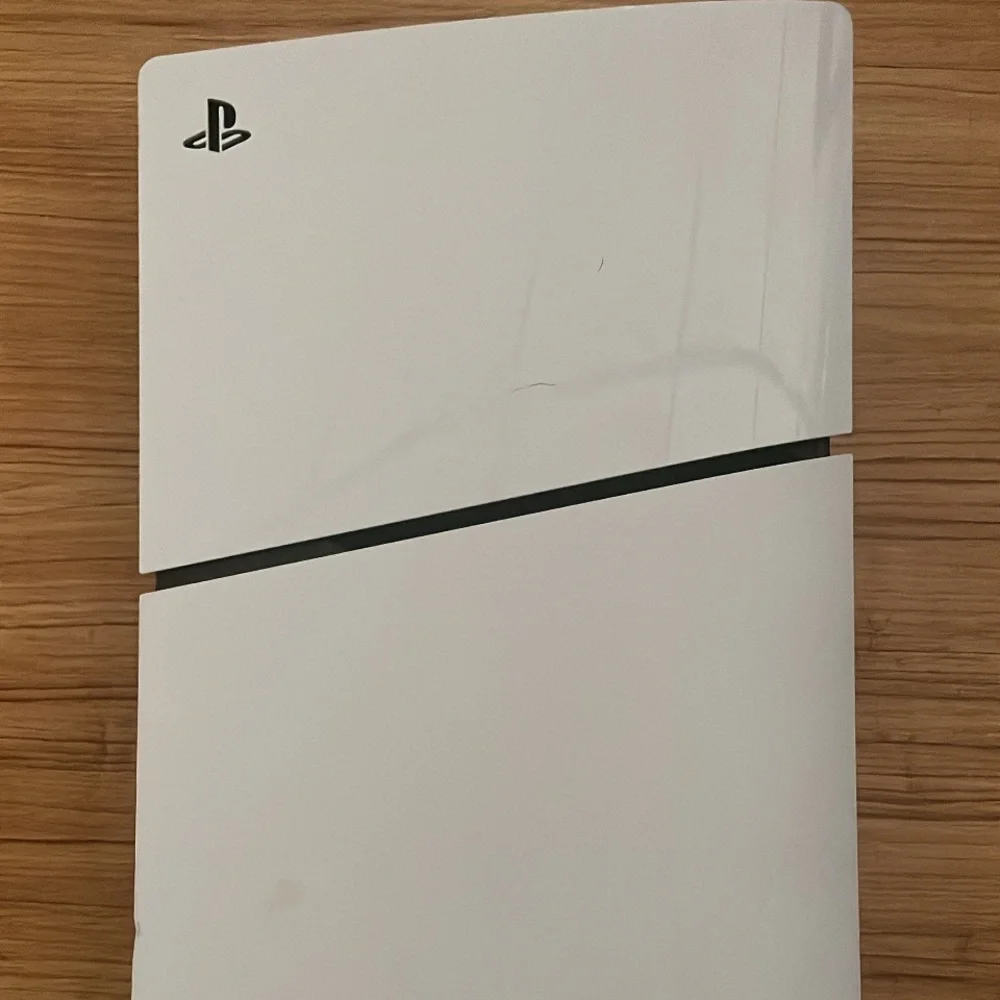 White and Black Gaming Console